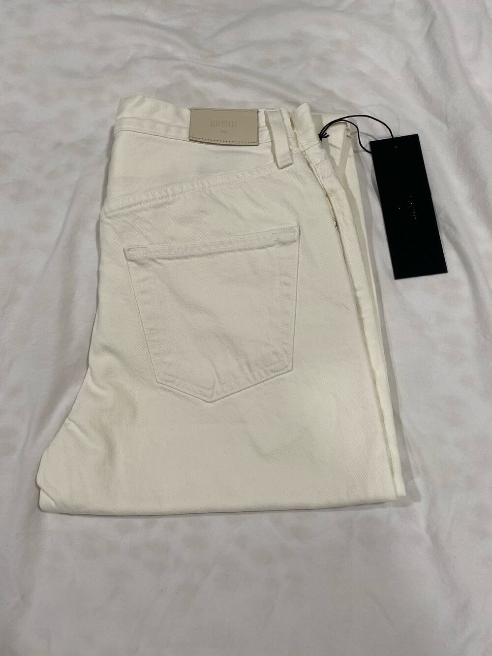 Nwt Edwin Anderson Ankle Ivory Denim Jeans Size 26